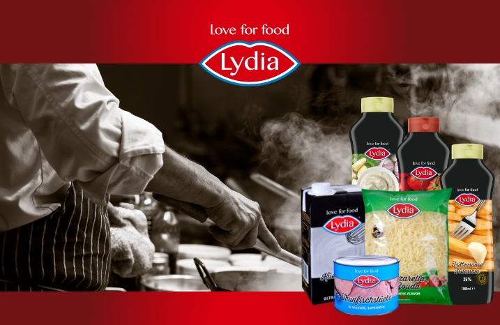 Lydia Authentische Aromen und hochwertige Zutaten.